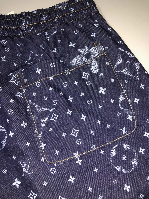 ブランドハーフパンツ角部分ディテール